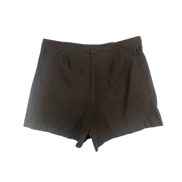 Joe B Wrap Skort XL Black Minimalist Retro Y2K Preppy Dark Academia Mini Skort - Picture 7 of 9